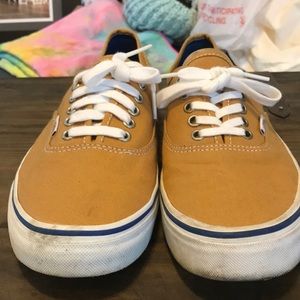 vans authentic mustard